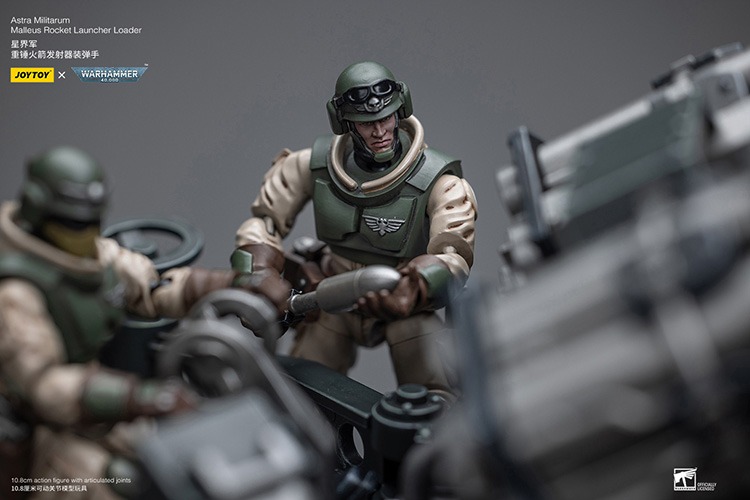JoyToy Astra Militarum Ordnance Team with Malleus Rocket Launcher 7 - JoyToy EU Store