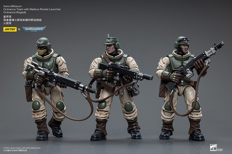 JoyToy Astra Militarum Ordnance Team with Malleus Rocket Launcher 8 - JoyToy EU Store