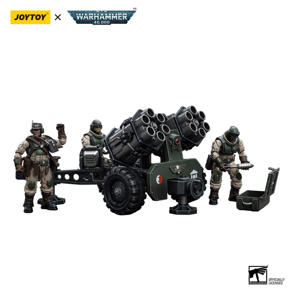 JoyToy WH40K - Astra Militarum Ordnance Team with Malleus Rocket Launcher - Image 4