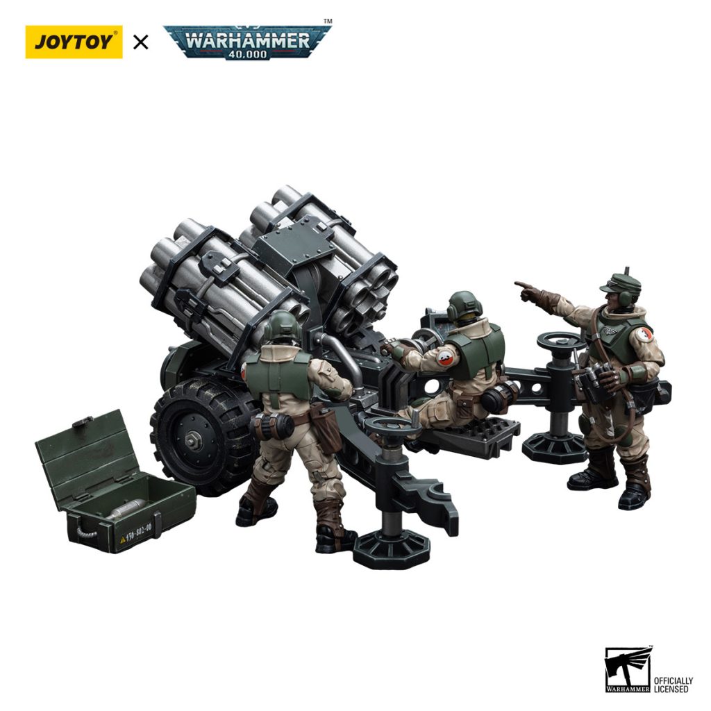 JoyToy WH40K - Astra Militarum Ordnance Team with Malleus Rocket Launcher - Image 3