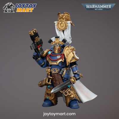 JoyToy WH40K 13.6cm Ultramarines Legion Praetor with Power Sword and Volkite Serpenta