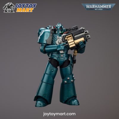 JoyToy WH40K - Alpha Legion Headhunter With Banestrike Combi-Bolter And Power Dagger