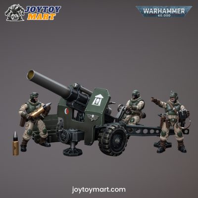 JoyToy WH40K - Astra Militarum Ordnance Team with Bombast Field Gun