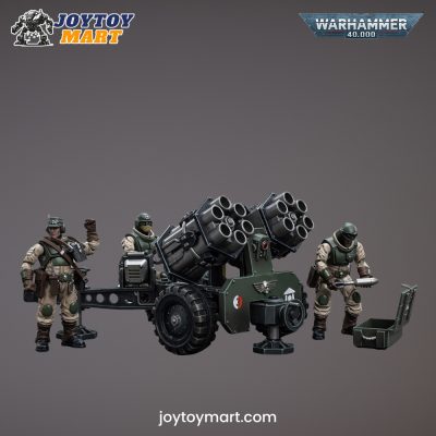 JoyToy WH40K - Astra Militarum Ordnance Team with Malleus Rocket Launcher
