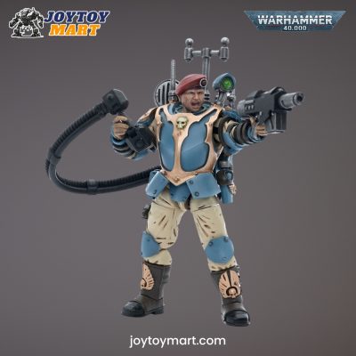 JoyToy WH40K - Astra Militarum Tempestus Scions Command Squad 55th Kappic Eagles Vox Operator