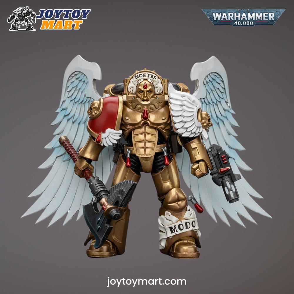 JoyToy WH40K - Blood Angels Sanguinary Guard with Encarmine Axe and Inferno Pistol