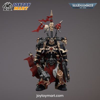 JoyToy WH40K - Chaos Space Marines Black Legion Chosen Champion with bolter and power maul
