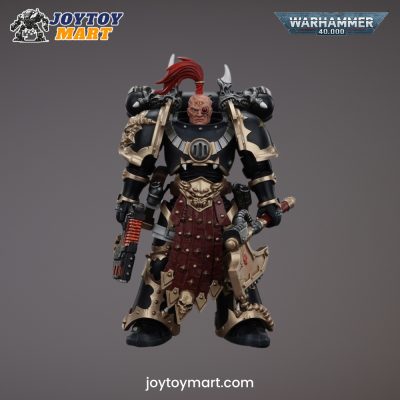 JoyToy WH40K - Chaos Space Marines Black Legion Chosen with Plasma Pistol and Power Axe