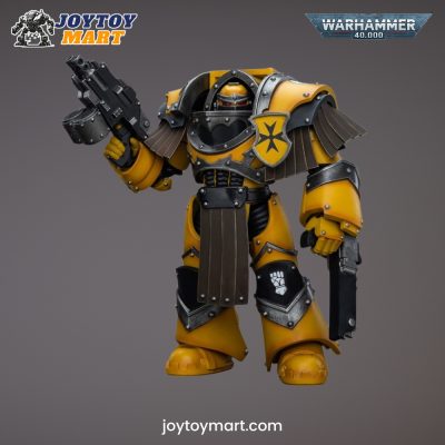 JoyToy WH40K - Imperial Fists Legion Cataphractii Terminator Squad Legion Cataphractii with Chainfist
