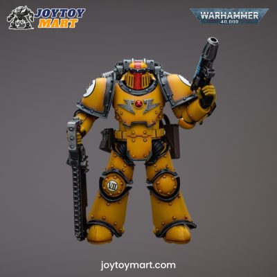JoyToy WH40K - Imperial Fists Legion MkIII Despoiler Squad Sergeant with Plasma Pistol
