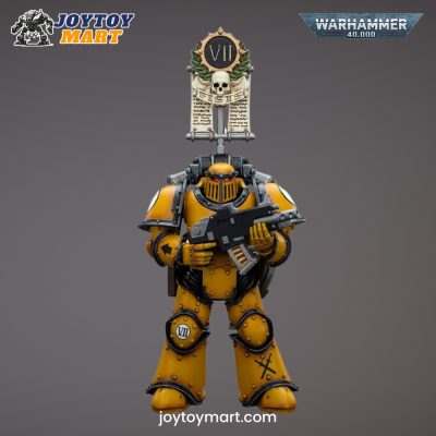 JoyToy WH40K - Imperial Fists  Legion MkIII Tactical Squad Legionary with Legion Vexilla