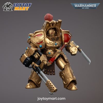 JoyToy WH40K - Legio Custodes  Aquilon Terminator Squad Aquilon with Infernus Firepike