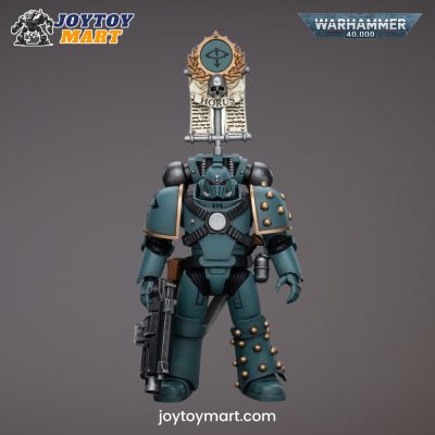 JoyToy WH40K - Sons of Horus MKIV Tactical Squad Legionary with Legion Vexilla