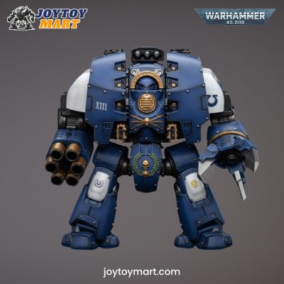 JoyToy WH40K - Ultramarines Leviathan Dreadnought with Cyclonic Melta Lance And Siege Claws