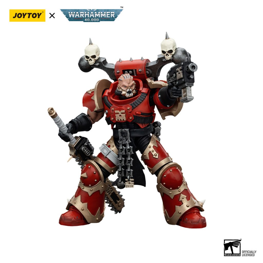 JoyToy WH40K - World Eaters Khorne Berzerker with Eviscerator Chainsword - Image 3
