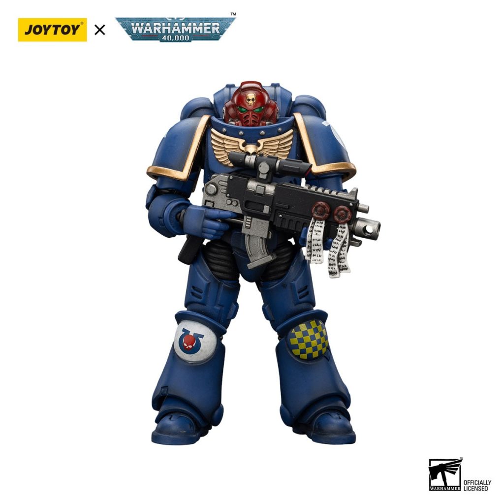 JoyToy WH40K - Ultramarines Heroes of the Chapter Brother Veteran Sergeant Castor - Image 6
