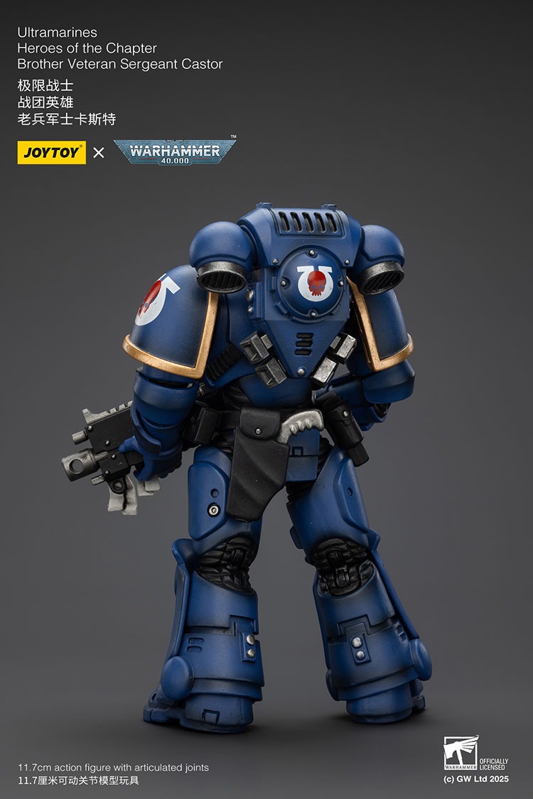 Joytoy WH40K Ultramarines Heroes of the Chapter Brother Veteran Sergeant Castor 2 - JoyToy EU Store