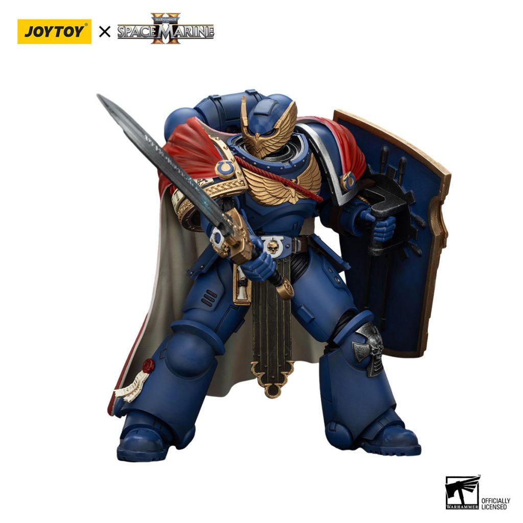 JoyToy WH40K - Ultramarines Victrix Honour Guard with Storm Shield And Power Sword - Image 3