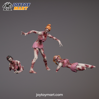 Joytoy - Dark Source Zombie Figure Cheerleaders