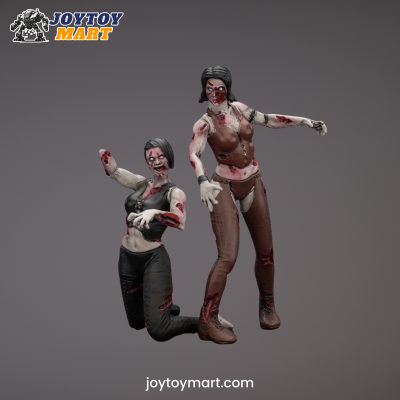 Joytoy - Dark Source Zombie Figure Female Wrestlers