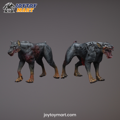 Joytoy - Dark Source Zombie Figure Zombie Police Dogs