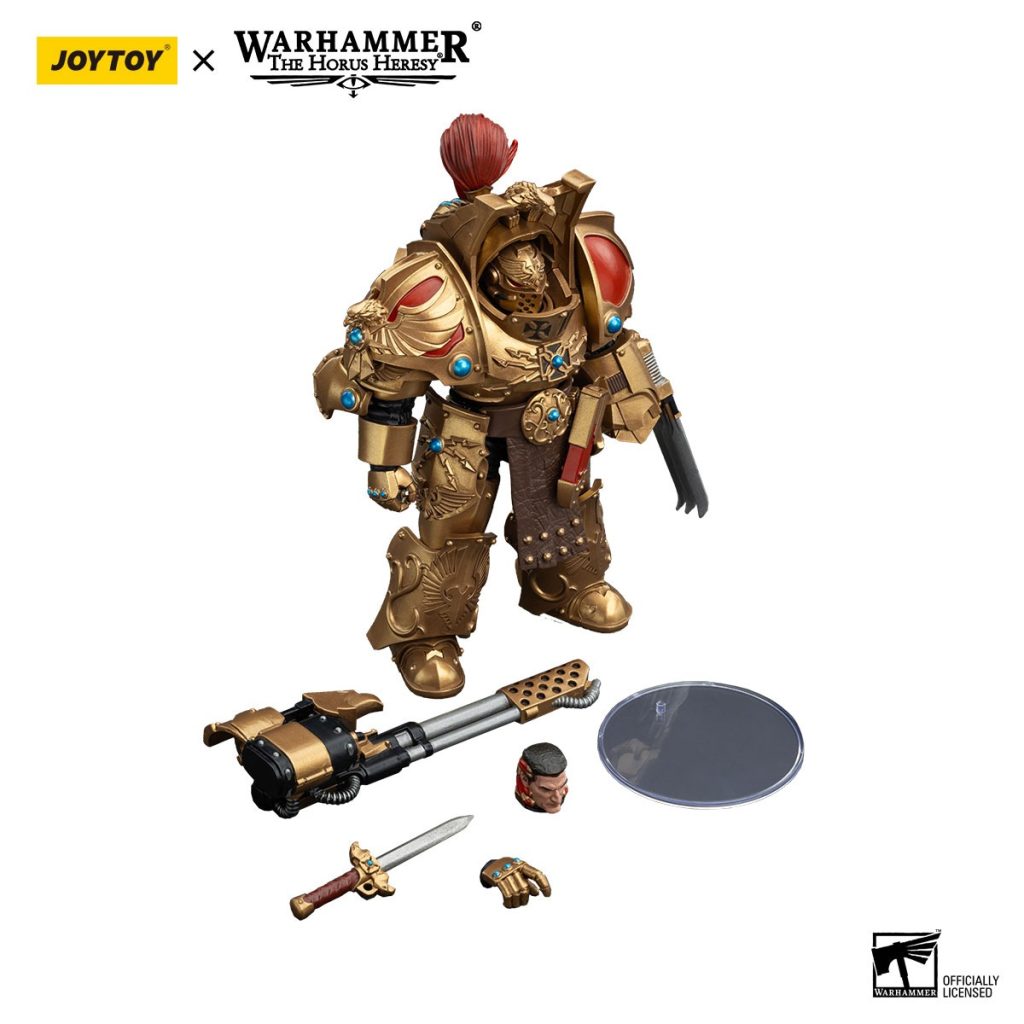 JoyToy WH40K - Legio Custodes  Aquilon Terminator Squad Aquilon with Infernus Firepike - Image 6