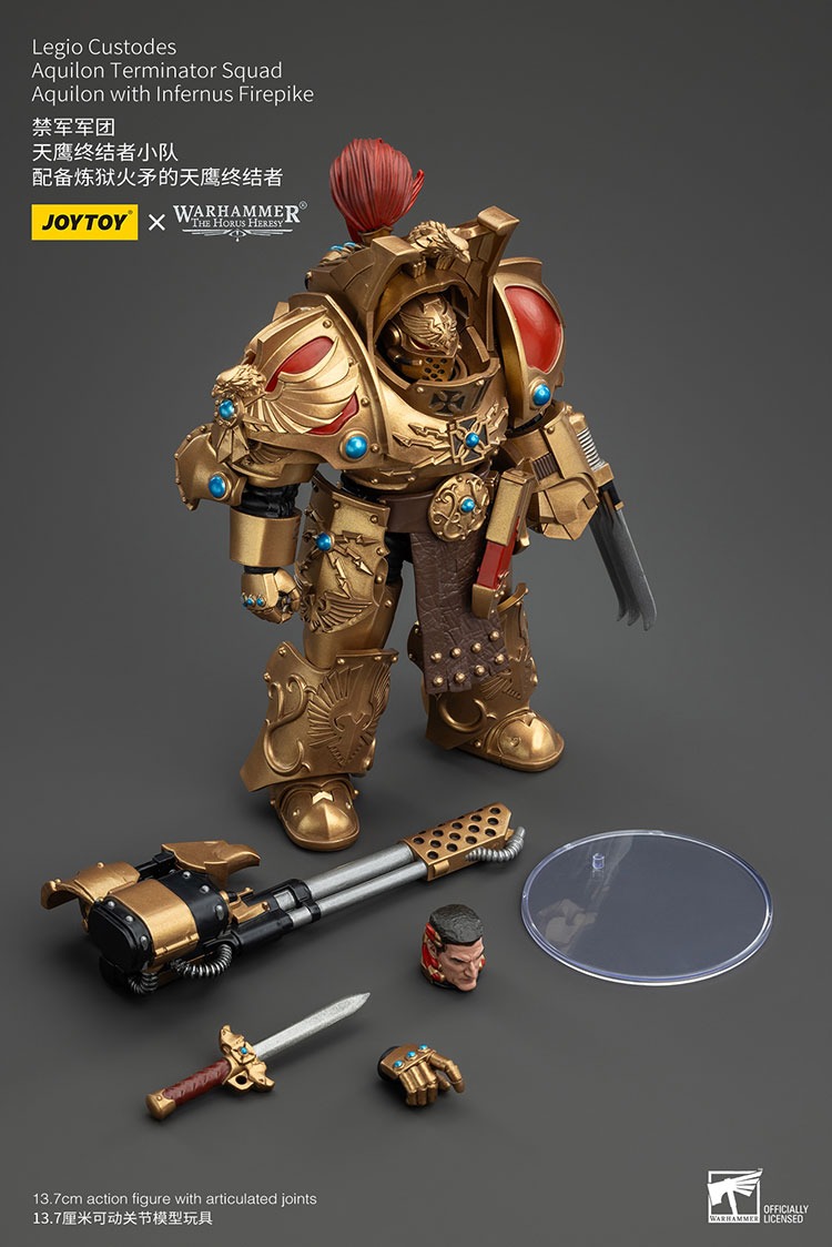 Legio Custodes Aquilon Terminator Squad Aquilon with Infernus Firepike 5 - JoyToy EU Store