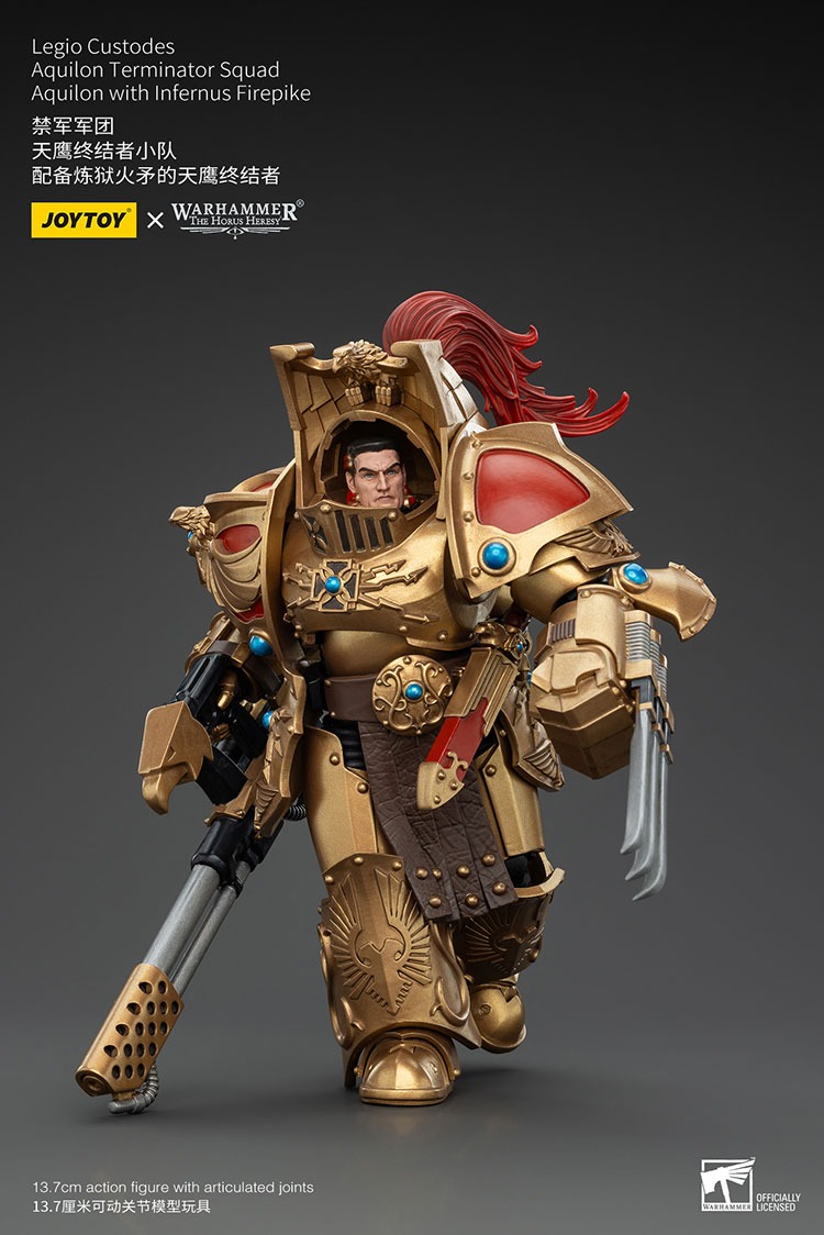 Legio Custodes Aquilon Terminator Squad Aquilon with Infernus Firepike 6 - JoyToy EU Store