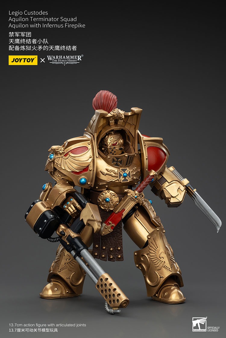 Legio Custodes Aquilon Terminator Squad Aquilon with Infernus Firepike 8 - JoyToy EU Store