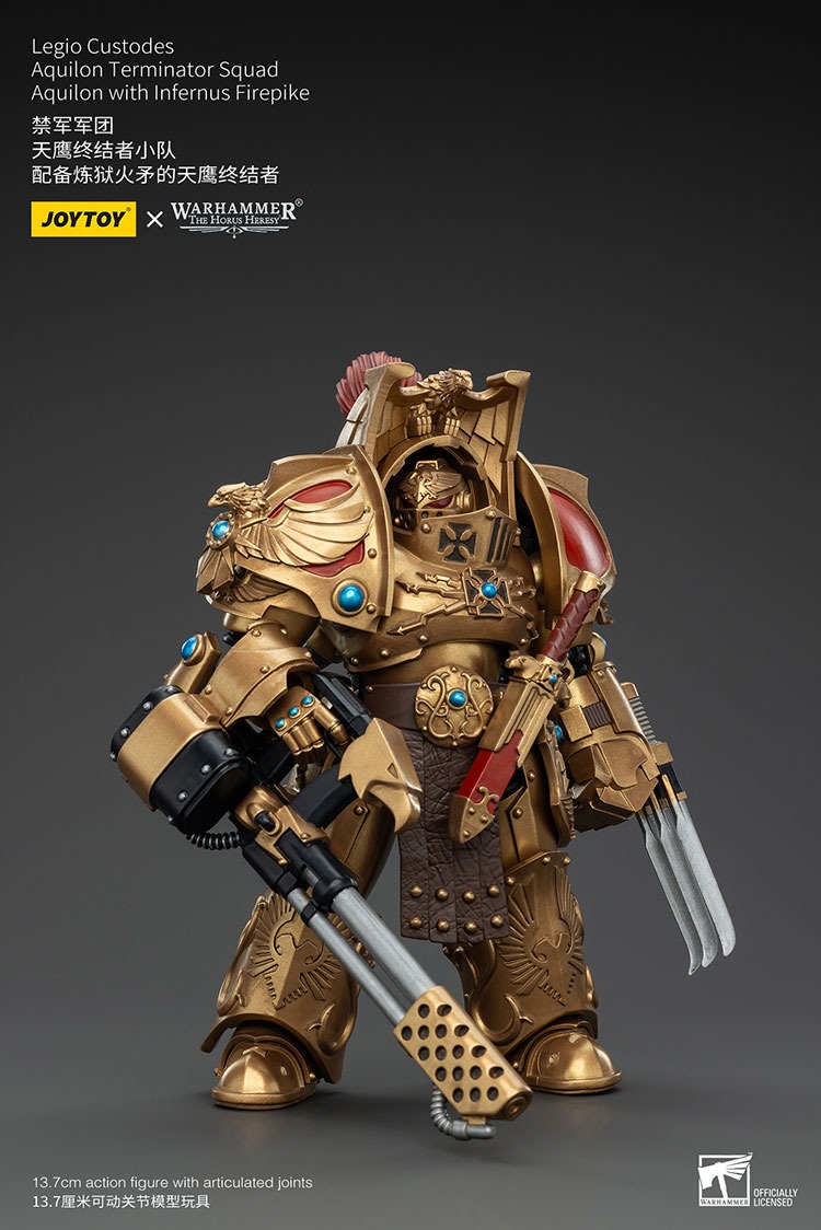 Legio Custodes Aquilon Terminator Squad Aquilon with Infernus Firepike 9 - JoyToy EU Store