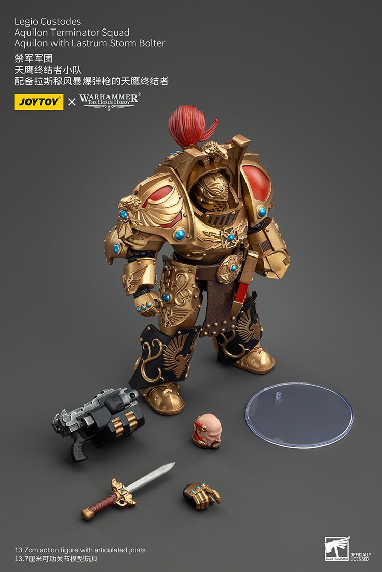 Legio Custodes Aquilon Terminator Squad Aquilon with Lastrum Storm Bolter 5 - JoyToy EU Store