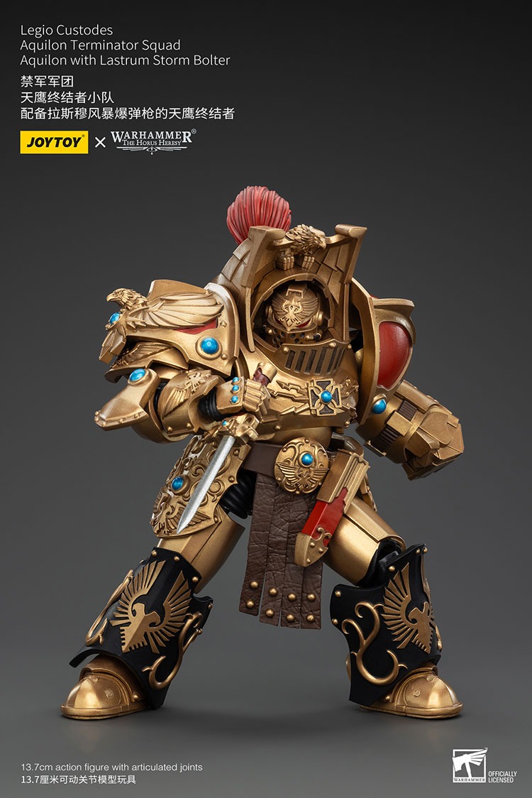 Legio Custodes Aquilon Terminator Squad Aquilon with Lastrum Storm Bolter 6 - JoyToy EU Store