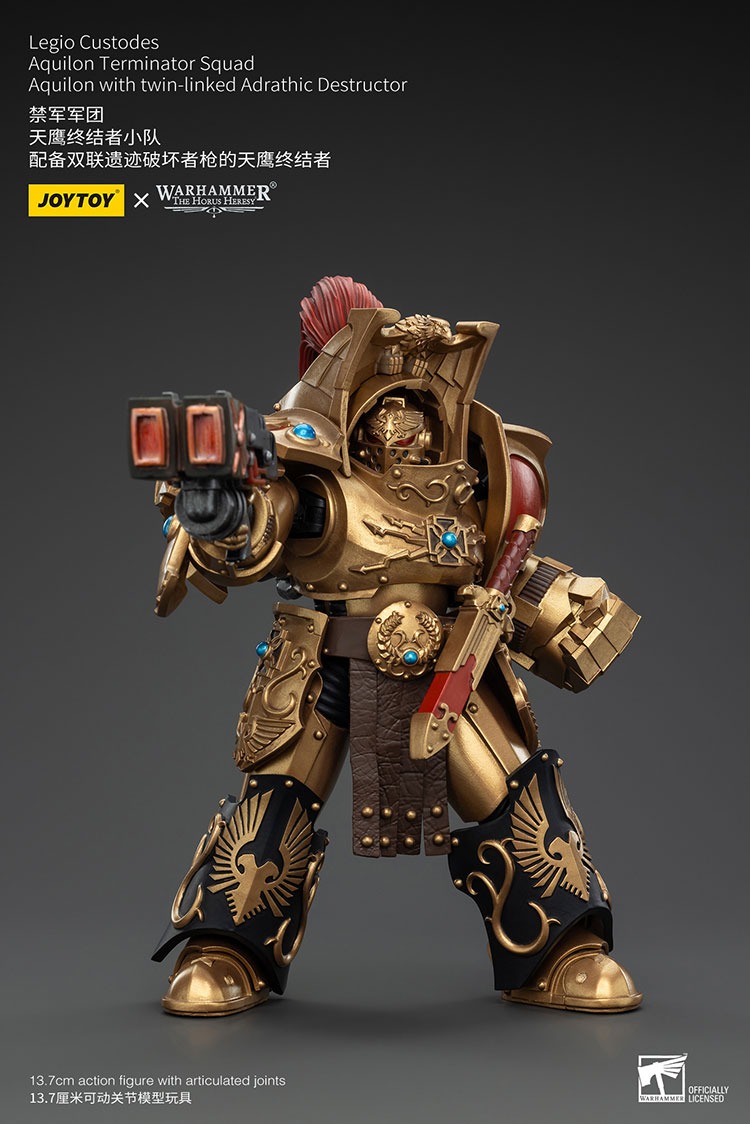 Legio Custodes Aquilon Terminator Squad Aquilon with twin linked Adrathic Destructor 10 - JoyToy EU Store