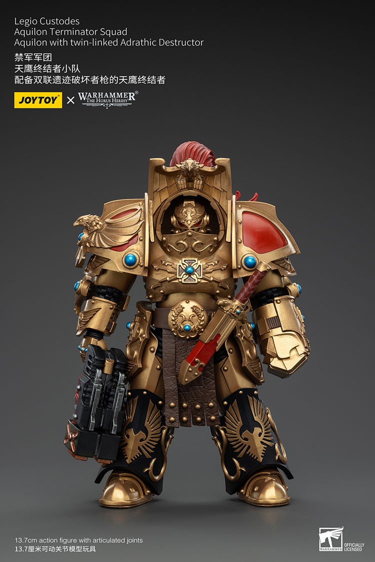 Legio Custodes Aquilon Terminator Squad Aquilon with twin linked Adrathic Destructor 5 - JoyToy EU Store