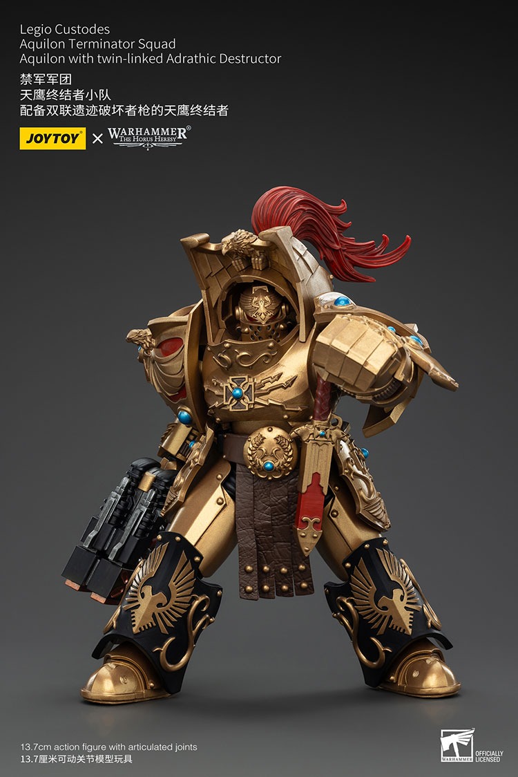 Legio Custodes Aquilon Terminator Squad Aquilon with twin linked Adrathic Destructor 8 - JoyToy EU Store