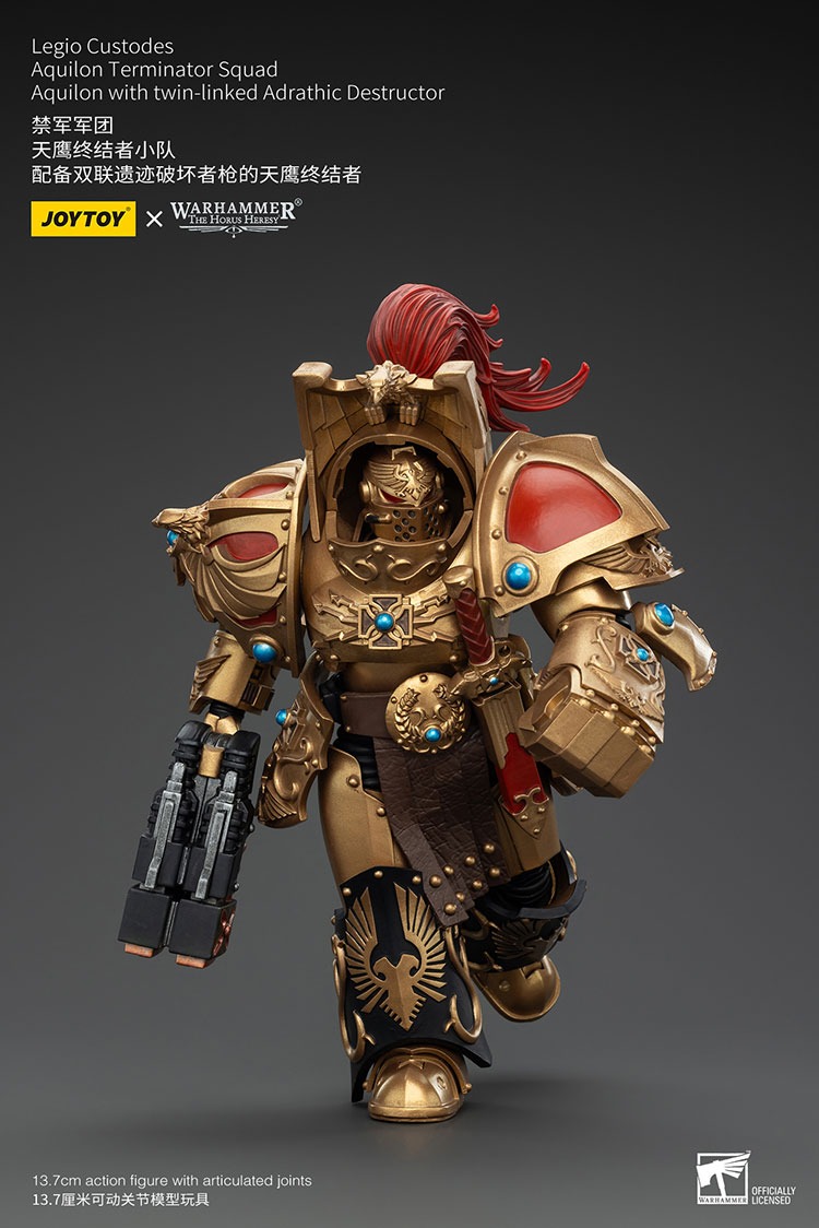 Legio Custodes Aquilon Terminator Squad Aquilon with twin linked Adrathic Destructor 9 - JoyToy EU Store