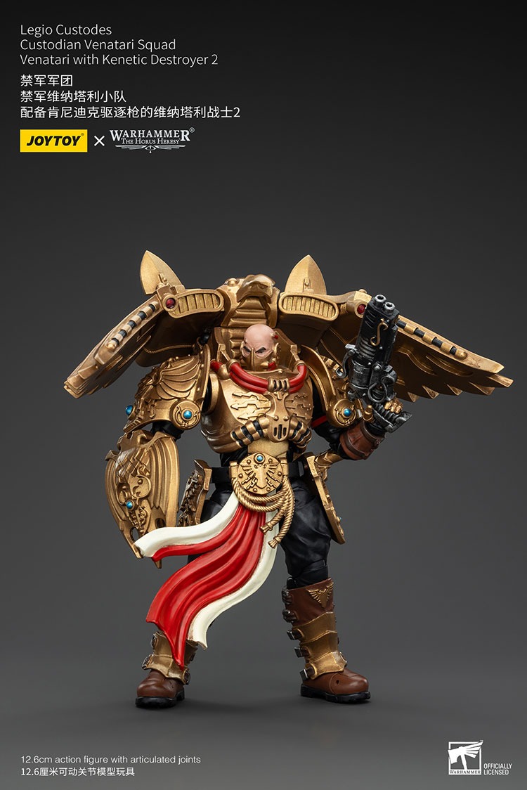 Legio Custodes Custodian Venatari Squad Venatari with Kenetic Destroyer 2 8 - JoyToy Germany