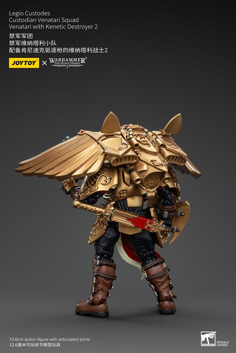 Legio Custodes Custodian Venatari Squad Venatari with Kenetic Destroyer 2 9 - JoyToy Germany