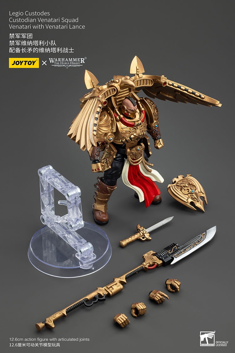 Legio Custodes Custodian Venatari Squad Venatari with Venatari Lance 6 - JoyToy EU Store