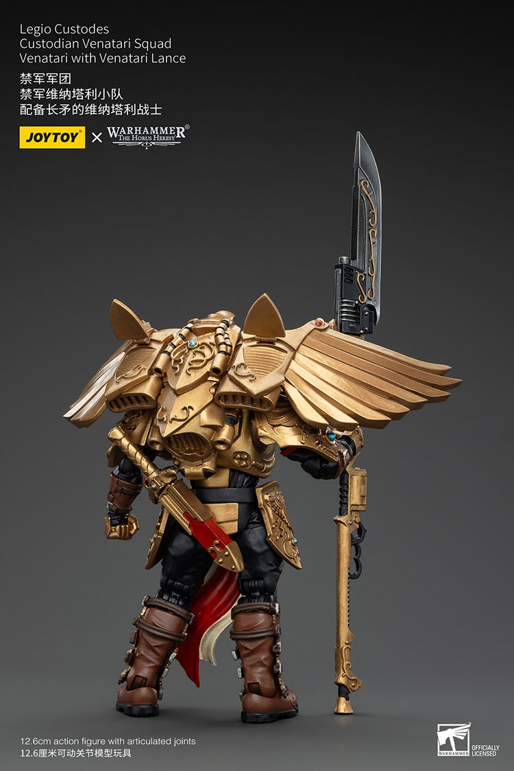 Legio Custodes Custodian Venatari Squad Venatari with Venatari Lance 8 - JoyToy EU Store