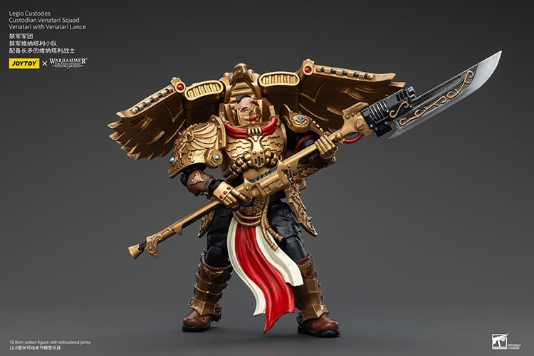 Legio Custodes Custodian Venatari Squad Venatari with Venatari Lance 9 - JoyToy EU Store