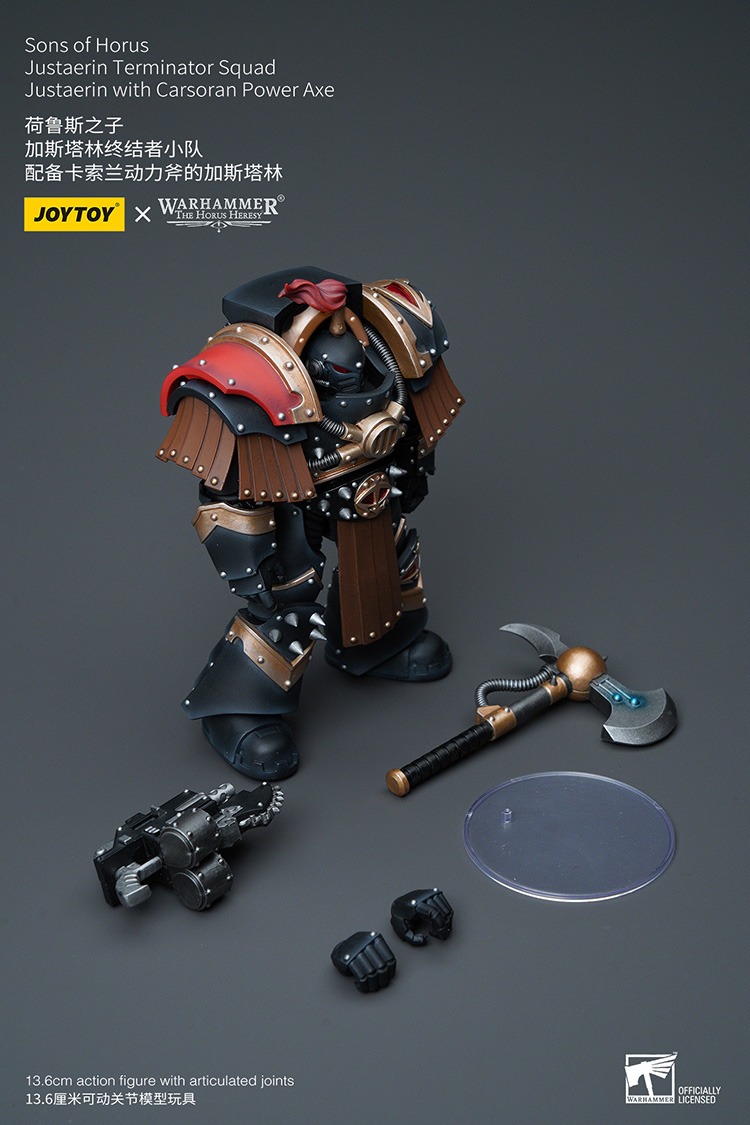 Sons of Horus Justaerin Terminator Squad Justaerin with Carsoran Power Axe 5 - JoyToy EU Store