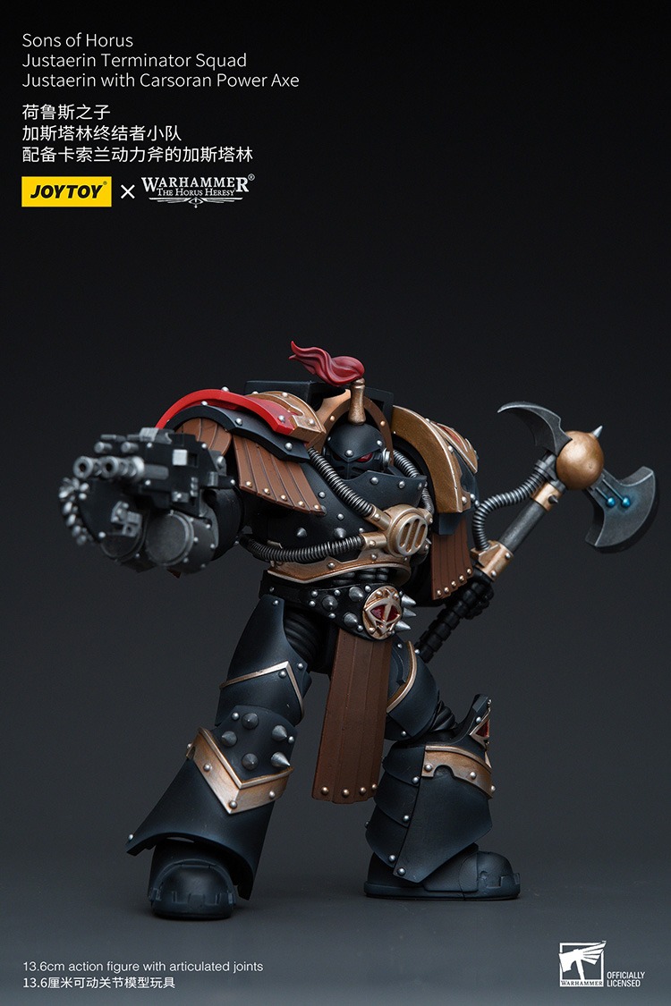 Sons of Horus Justaerin Terminator Squad Justaerin with Carsoran Power Axe 6 - JoyToy EU Store