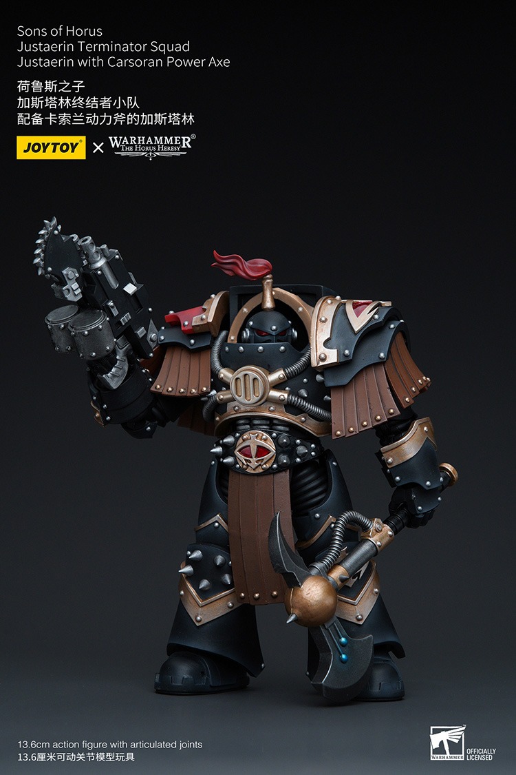 Sons of Horus Justaerin Terminator Squad Justaerin with Carsoran Power Axe 8 - JoyToy EU Store