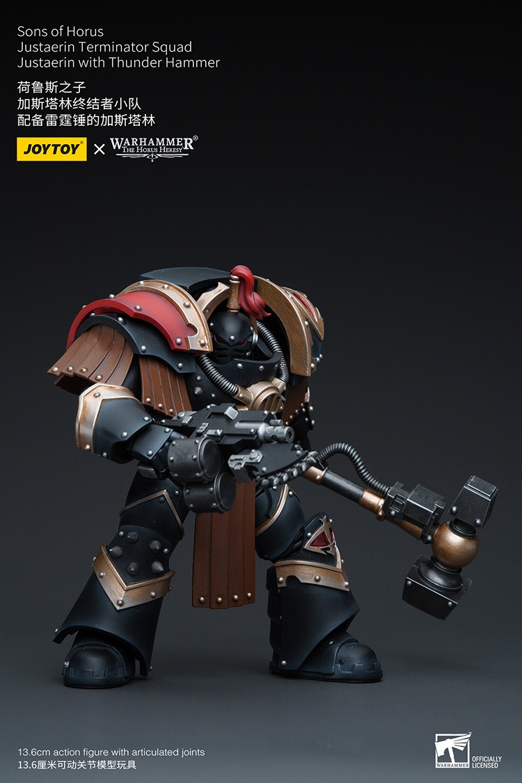 Sons of Horus Justaerin Terminator Squad Justaerin with Thunder Hammer 6 - JoyToy EU Store