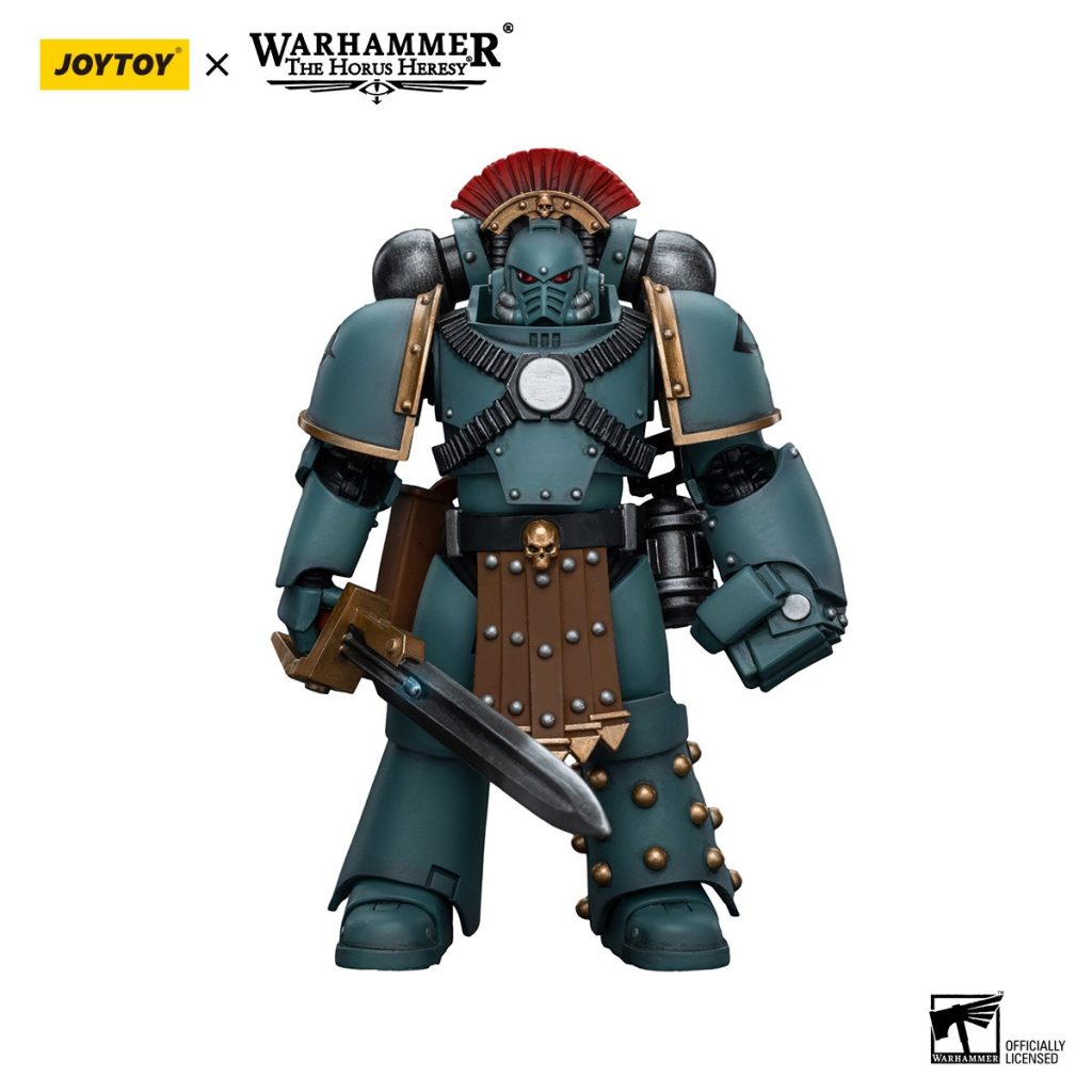 JoyToy WH40K - Sons of Horus MKIV Tactical Squad Sergeant with Power Fist - Image 5