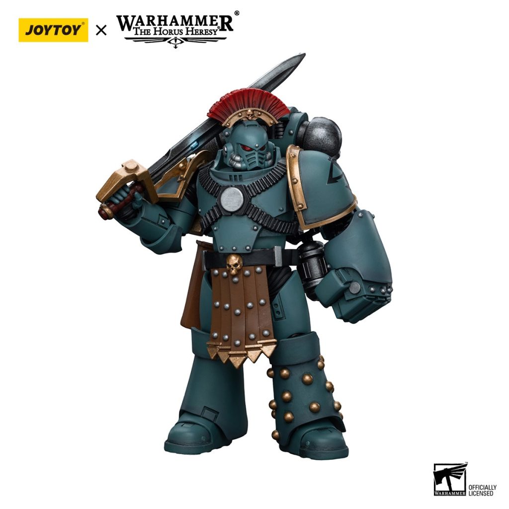 JoyToy WH40K - Sons of Horus MKIV Tactical Squad Sergeant with Power Fist - Image 2