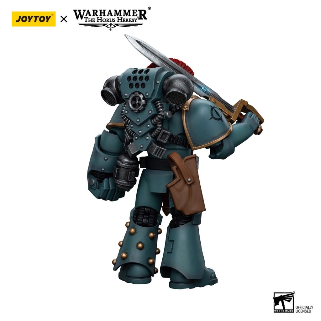 JoyToy WH40K - Sons of Horus MKIV Tactical Squad Sergeant with Power Fist - Image 4