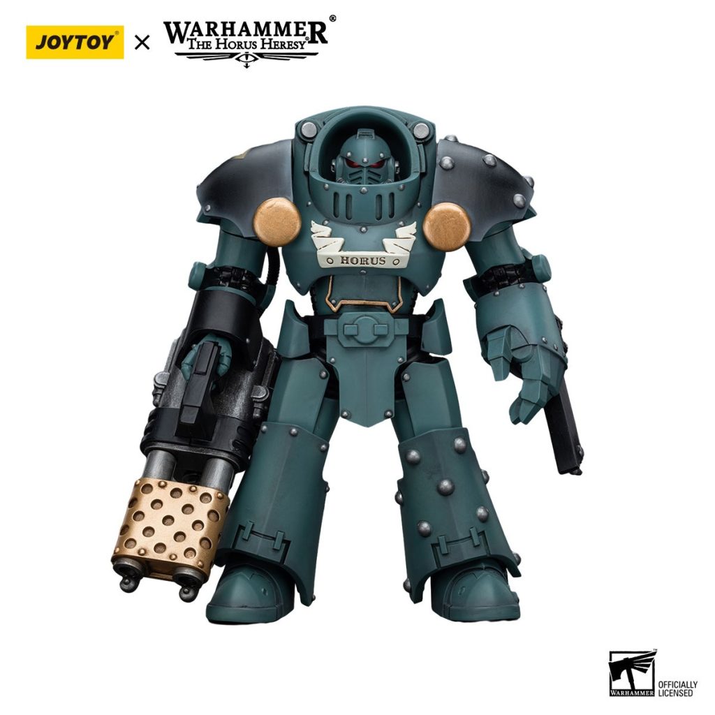JoyToy WH40K - Sons Of Horus Tartaros Terminator Squad Terminator With Heavy Flamer And Chainfist - Image 2