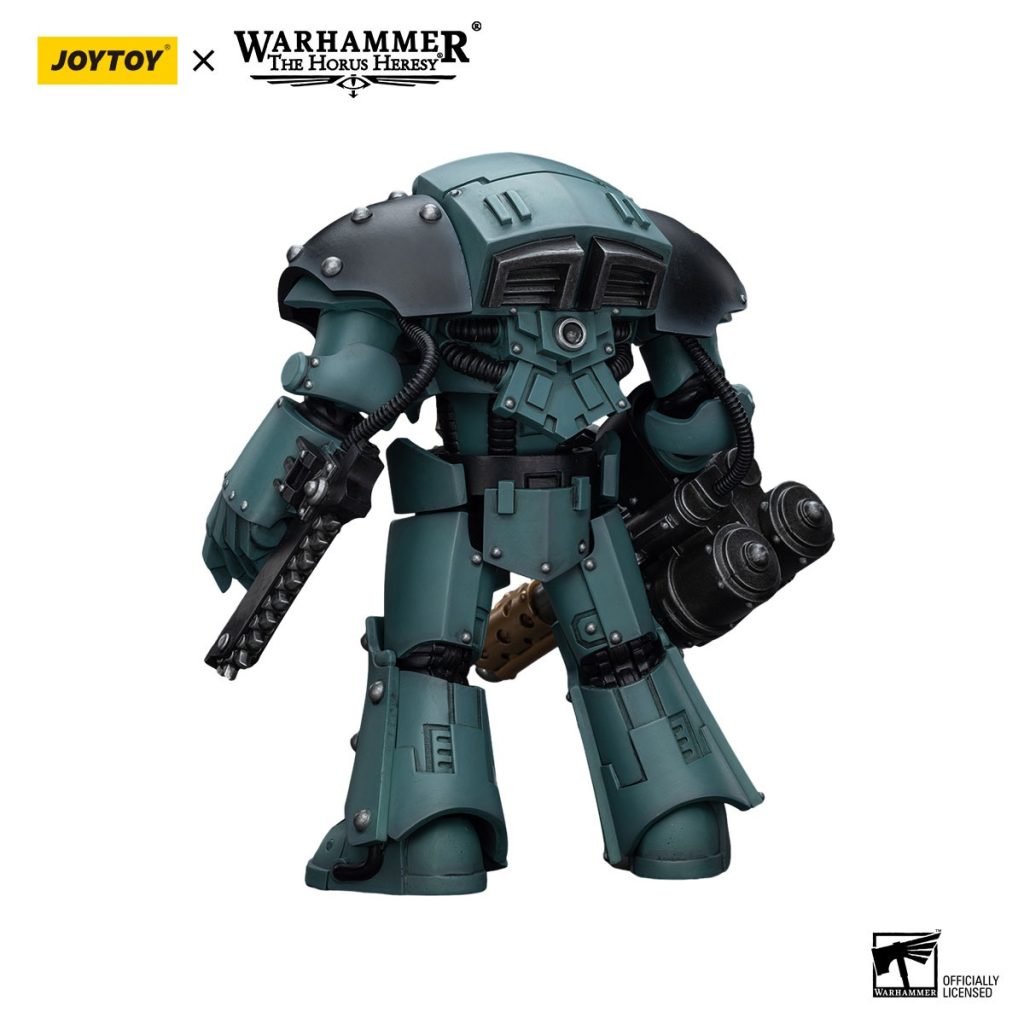 JoyToy WH40K - Sons Of Horus Tartaros Terminator Squad Terminator With Heavy Flamer And Chainfist - Image 3